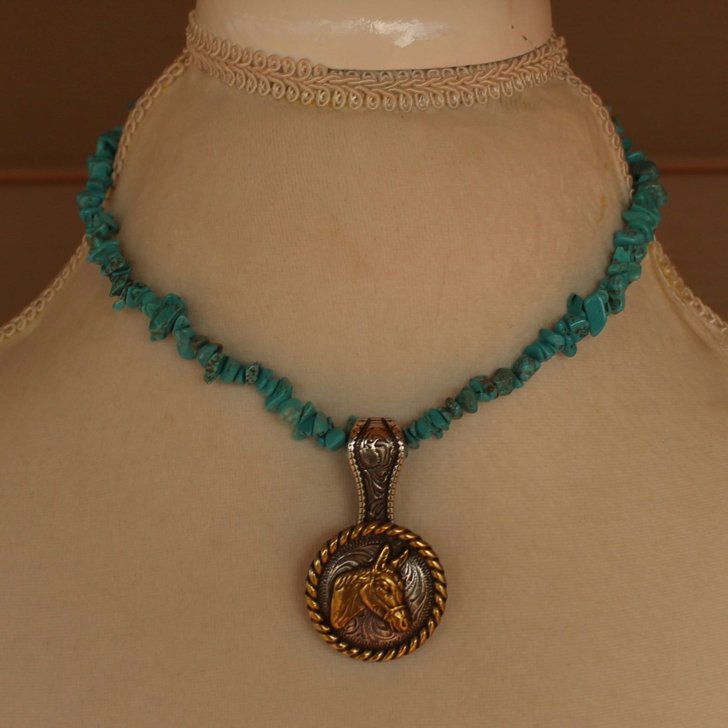 Mule Head Chunky Necklace