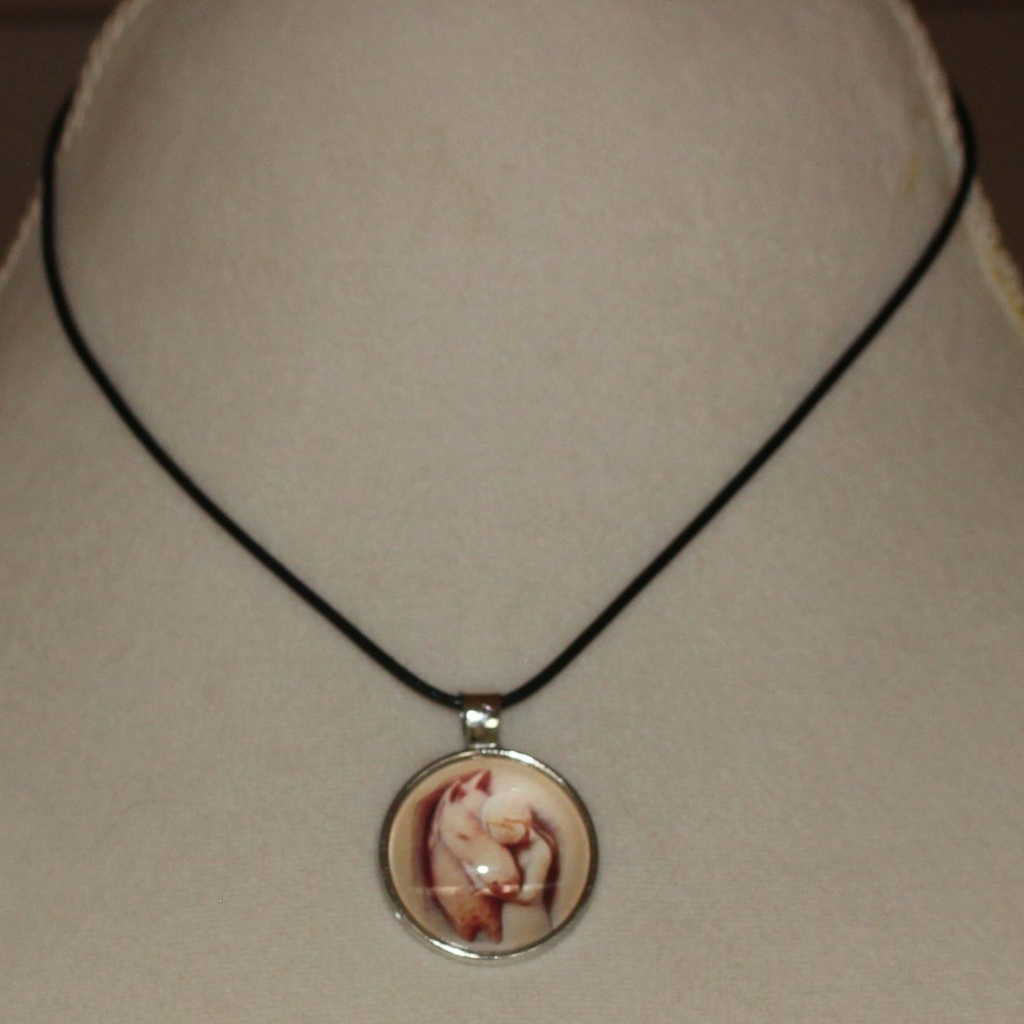 Horse & Girl Necklace