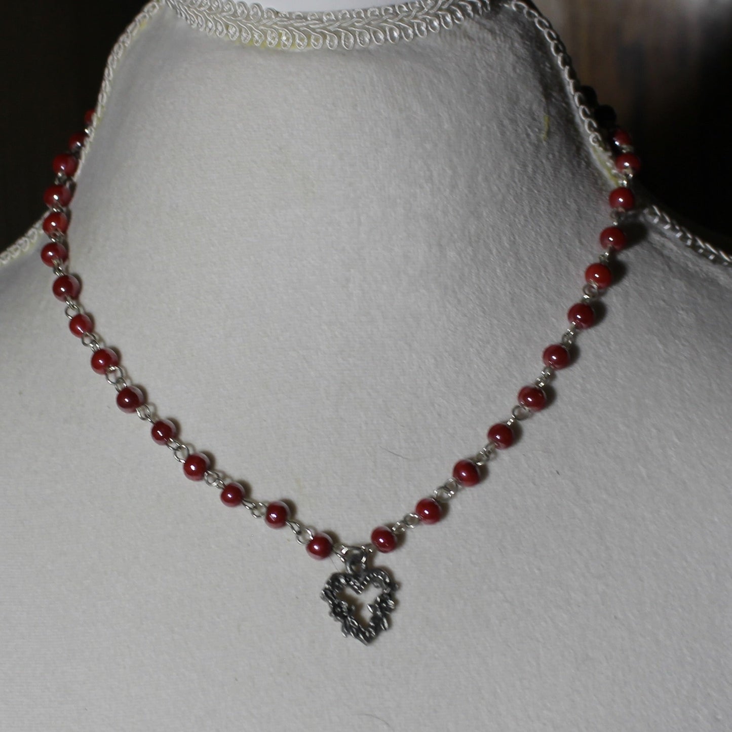 Heart Beaded Necklace