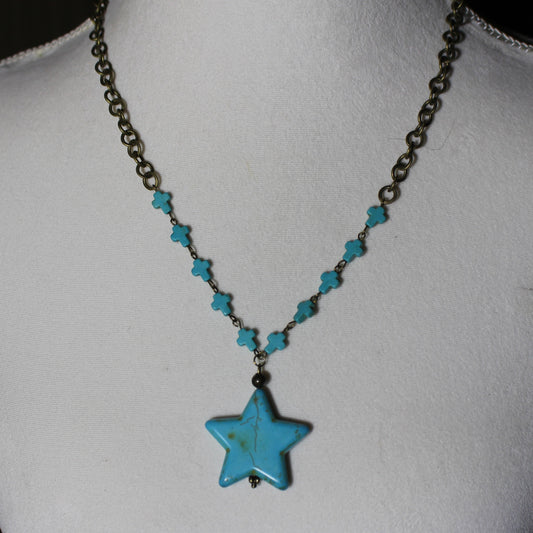 Turquoise Star Necklace