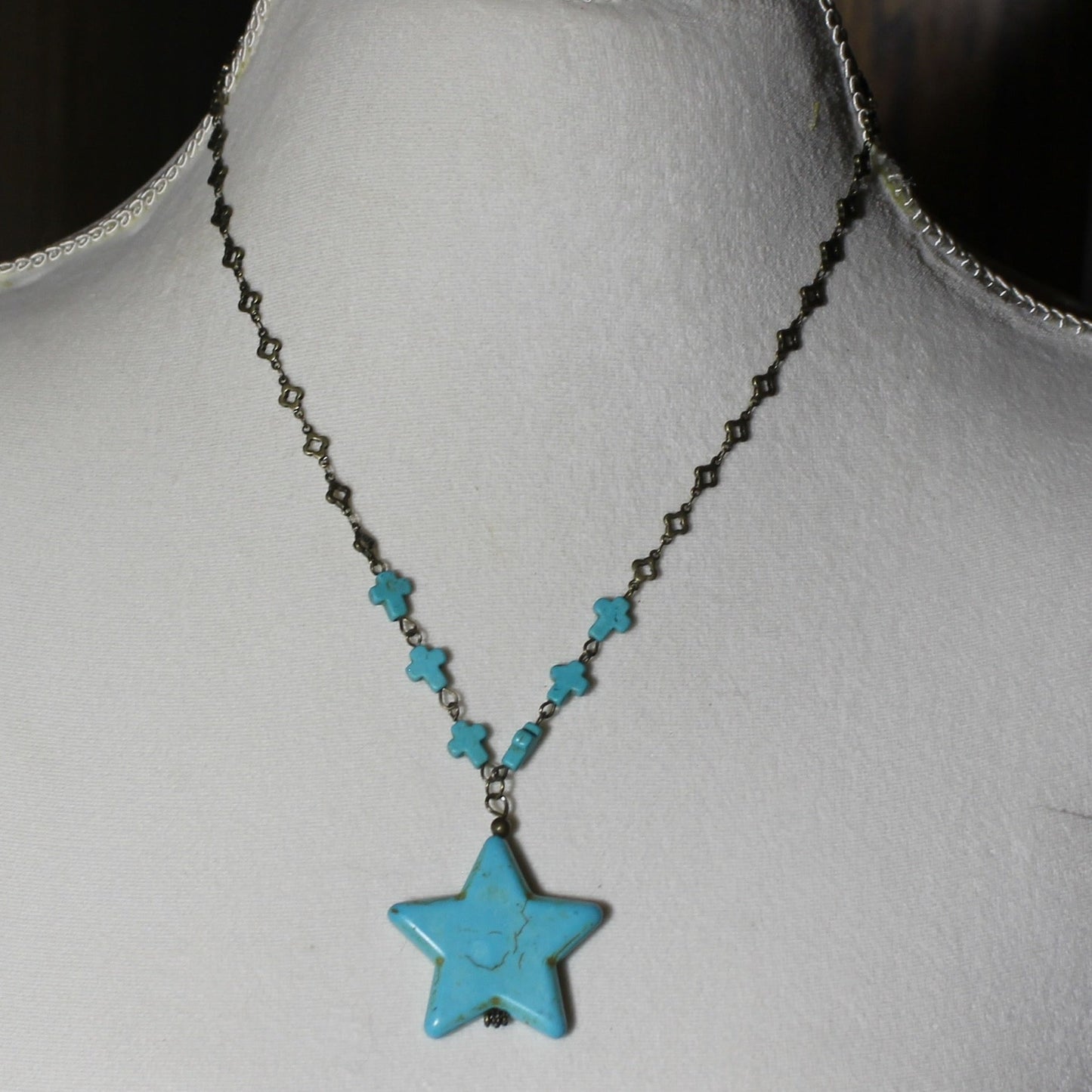 Turquoise Star Necklace