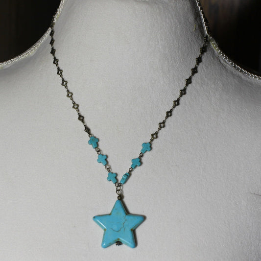 Turquoise Star Necklace