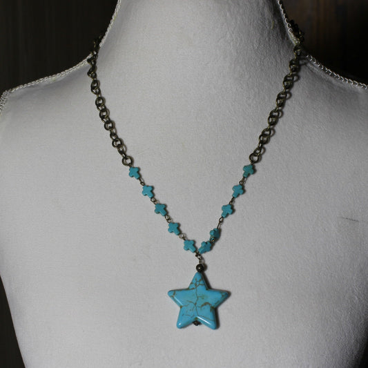 Turquoise Star Necklace