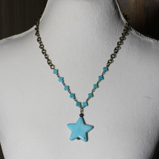 Turquoise Star Necklace