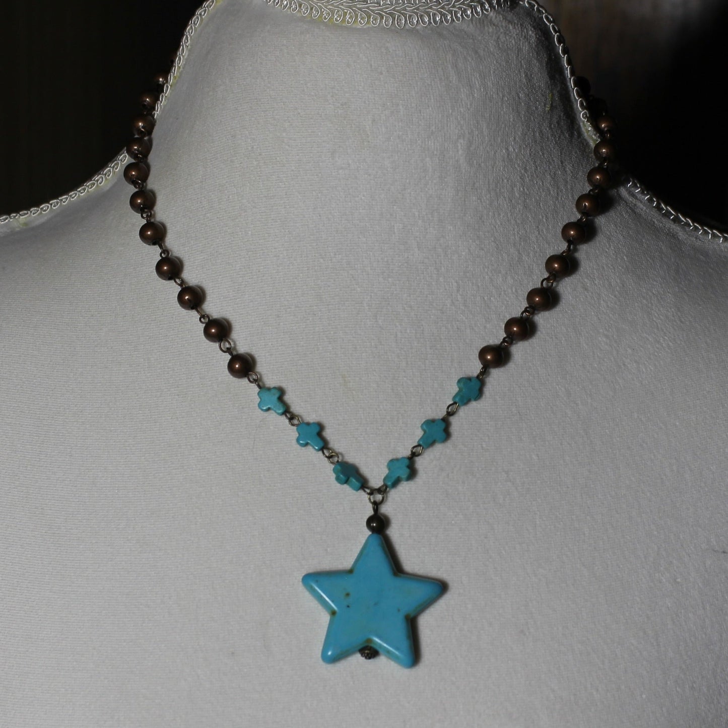 Turquoise Star Necklace