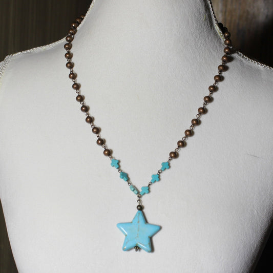 Turquoise Star Necklace