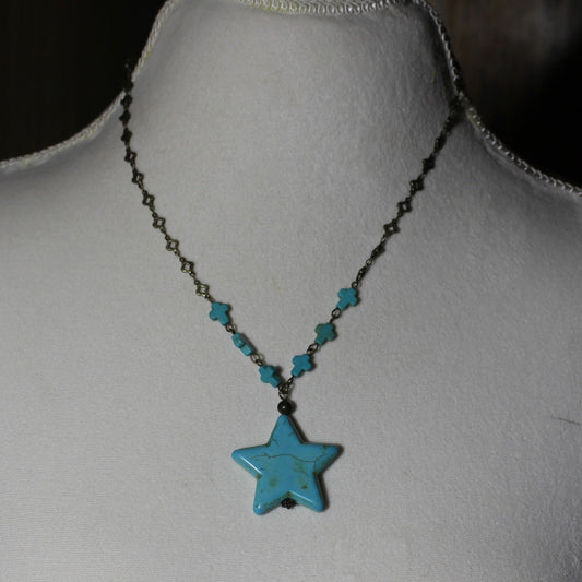 Turquoise Star Necklace