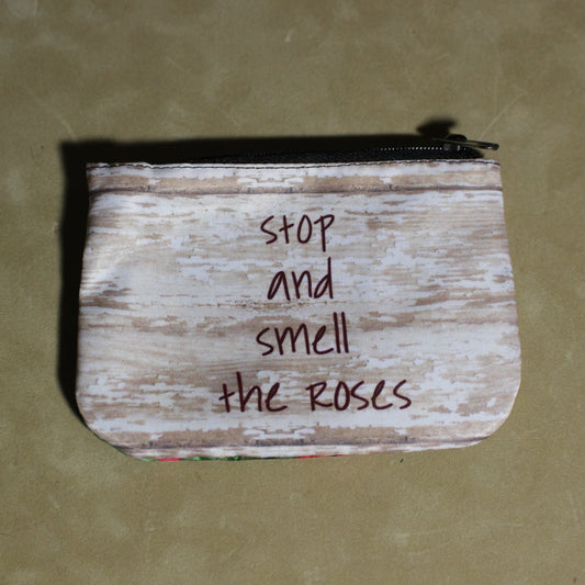 Stop and Smell the Roses Cosmetic Bag